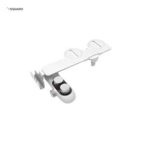 VESSARO Ultra-Thin Bidet Attachment for Toilet with Dual Nozzles
