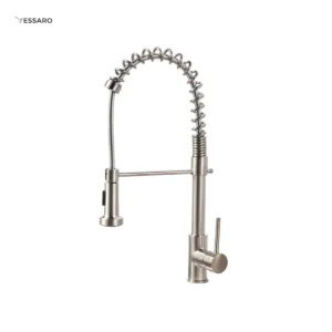 VESSARO Commercial Style Pre-Rinse Spring Kitchen Faucet