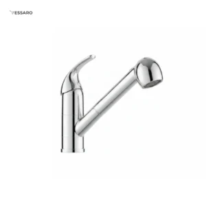 VESSARO Commercial Style Pre-Rinse Spring Kitchen Faucet