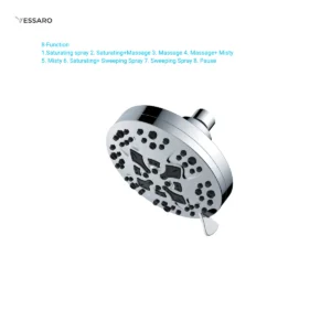 VESSARO Professional Multi-Function Fixed Shower Head